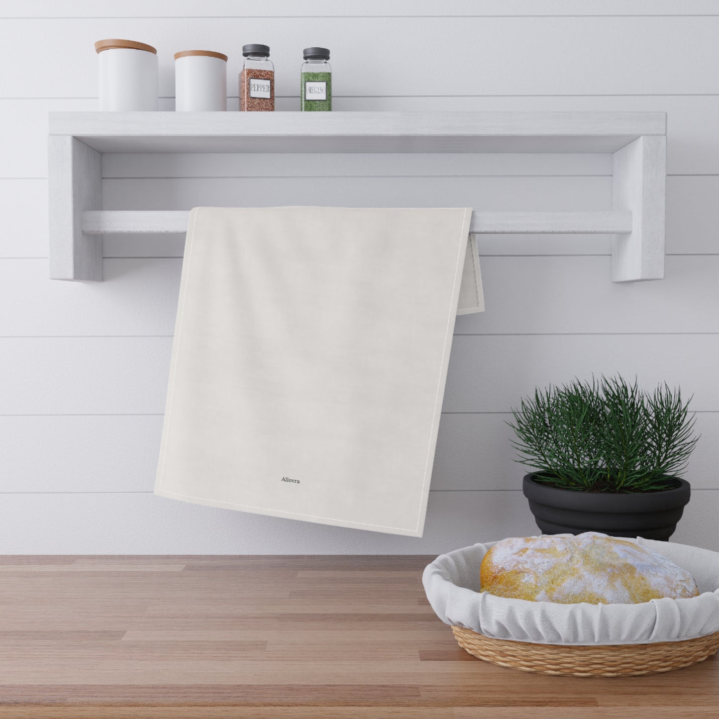 Personalized Family Recipe Cotton Tea Towel — 18 × 30 in